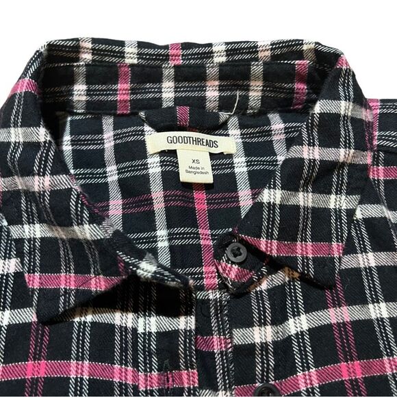 NWT Goodthreads Women's Brushed Flannel Boyfriend Tunic Size XS - Picture 5 of 12